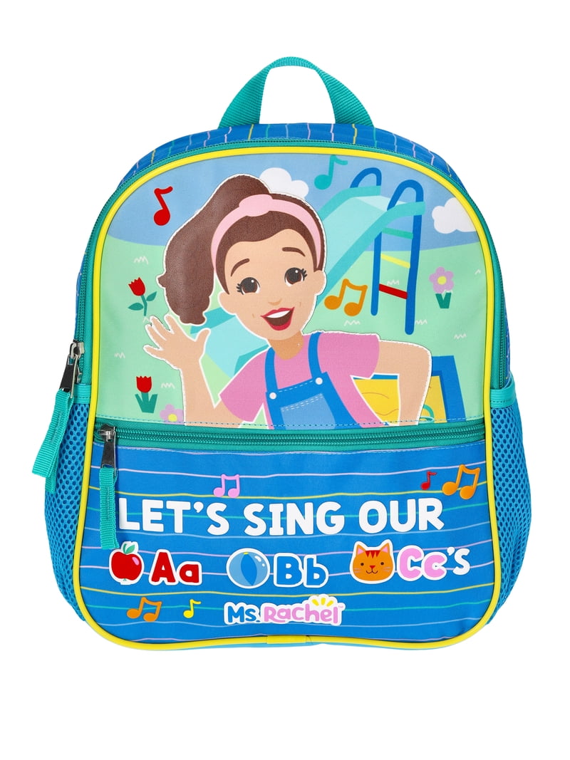 Ms. Rachel Hi Friends 12" Kids Backpack, Blue