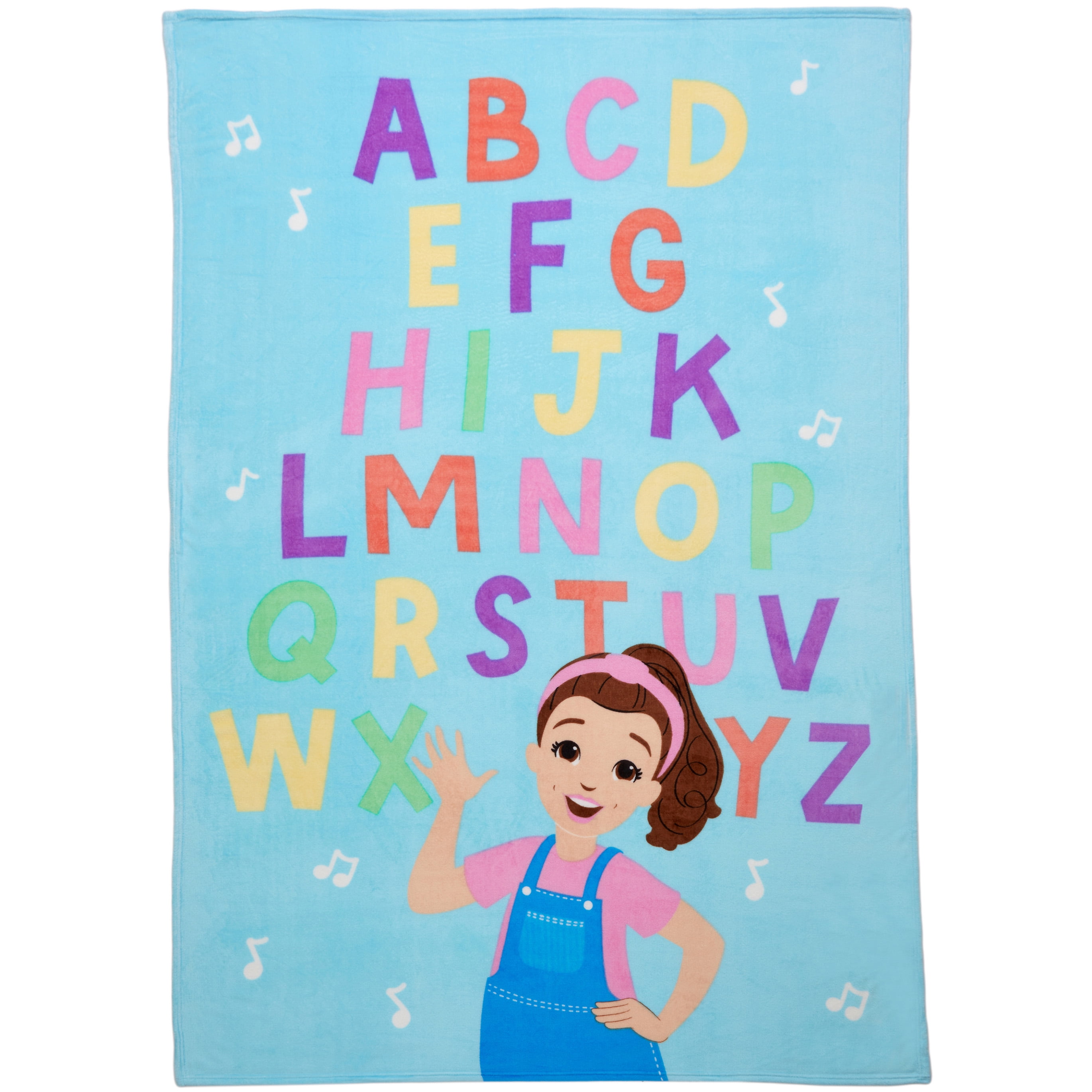 Ms. Rachel Kids Plush Blanket, Twin/Full Size, 62x90