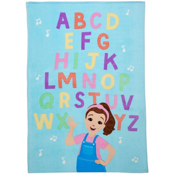Ms. Rachel Kids Plush Blanket, Twin/Full Size, 62x90