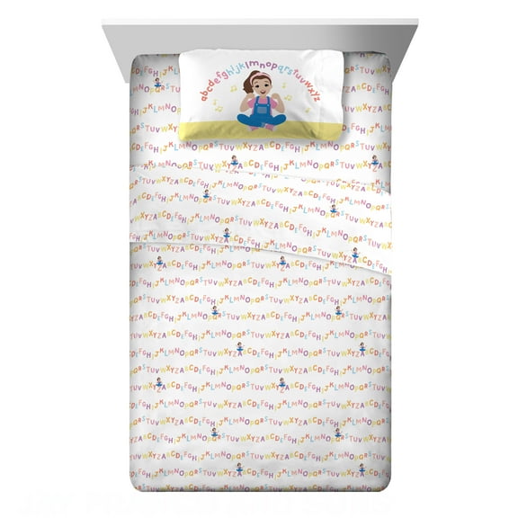 Ms. Rachel Kids Twin Sheet Set