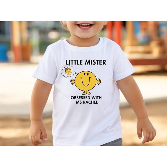 Ms Rachel Little Mister Cute T-Shirt,Gold color,size YS