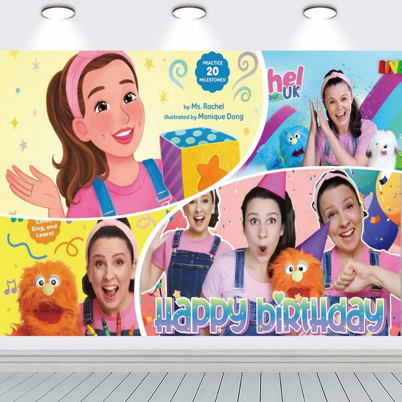Ms Rachel Poster Backdrop Banner Party Supplies Birthday Decorations ...