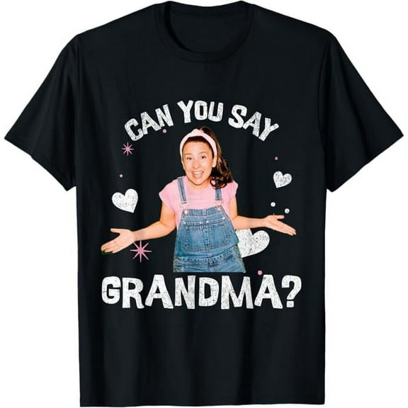 Ms.Rachel Preschool Mom Dad Can You Say Grandma T-Shirt For Men Women, Black Color, Size M