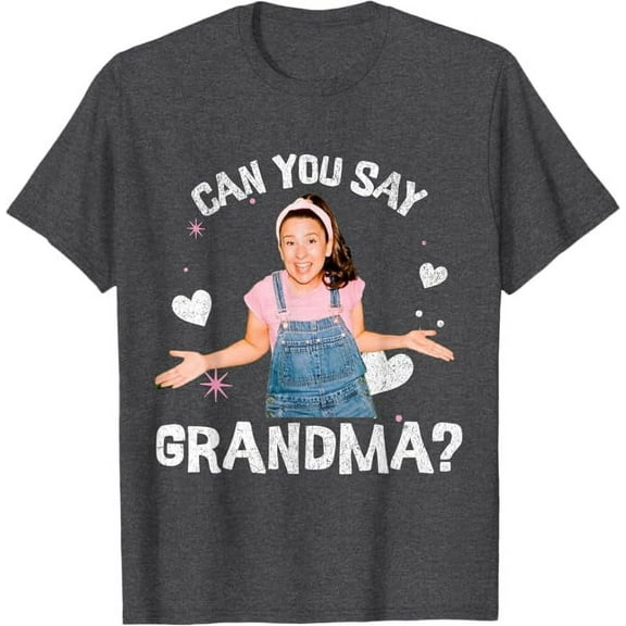 Ms.Rachel Preschool Mom Dad Can You Say Grandma T-Shirt For Men Women, Dark Heather Color, Size 2XL