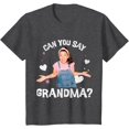 thumbnail image 1 of Ms.Rachel Preschool Mom Dad Can You Say Grandma Youth T-Shirt For Boy Girl Kids Toddler, Dark Heather Color, Size XS, 1 of 4