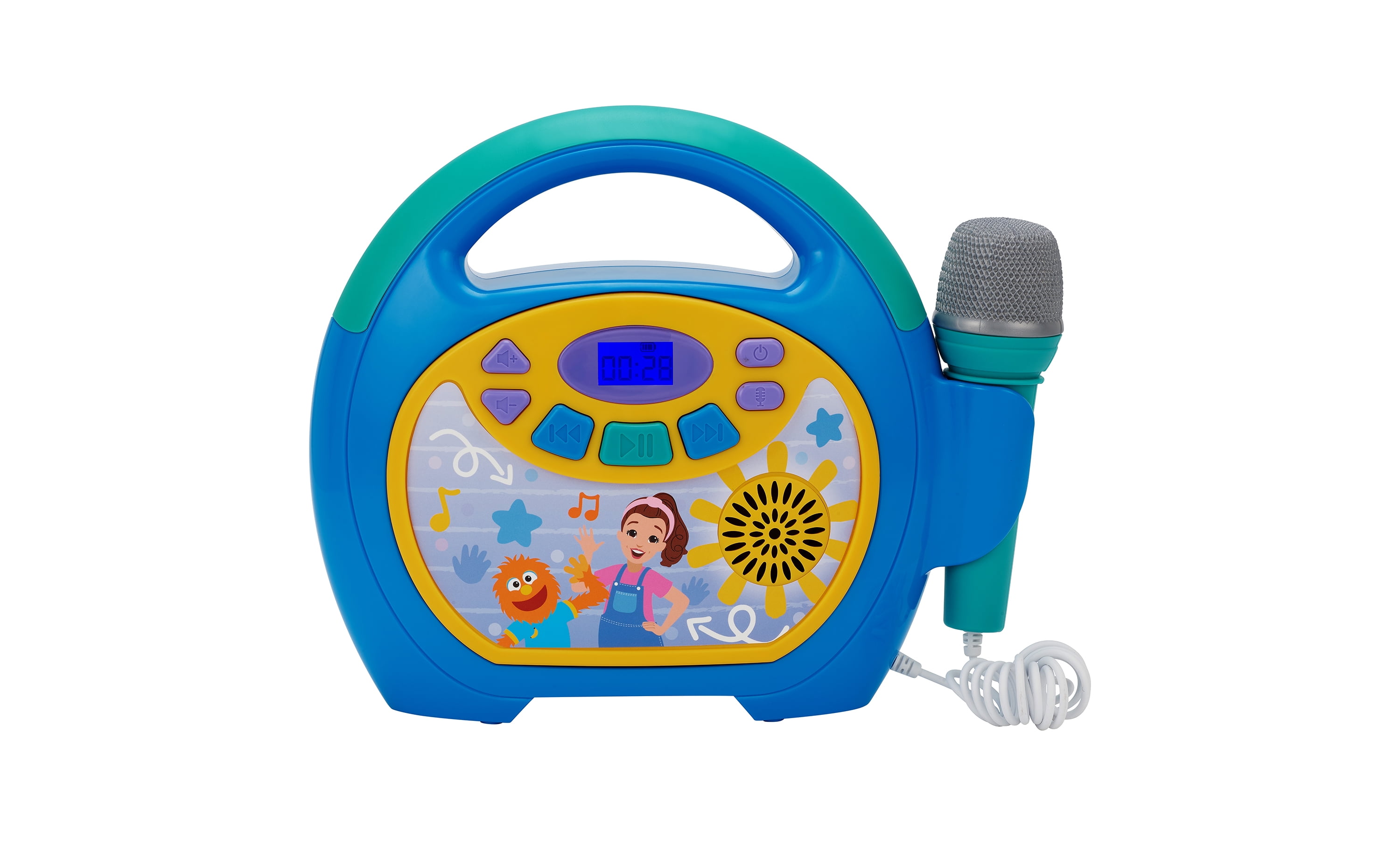 Ms. Rachel Kids Sing-Along MP3 Player with USB Port, LCD Display