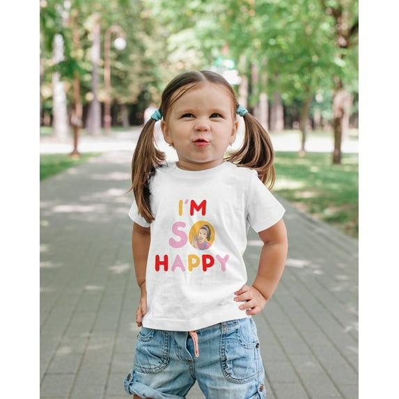 Ms Rachel So Happy Toddler Youth Baby T-Shirt,Daisy color,size YXS