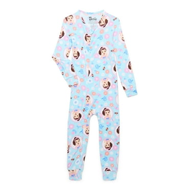 Ms. Rachel Toddler Girls' Print One-Piece Sleeper, Sizes 12M-5T