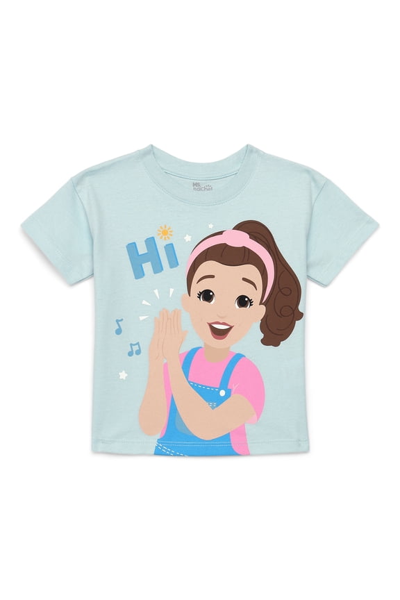 Toddler Graphic Crewneck Tee with Short Sleeves, Sizes 12M-5T