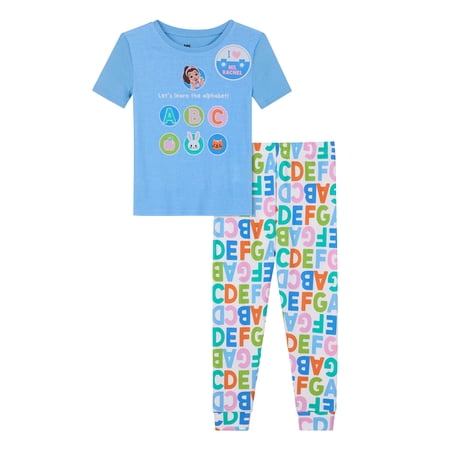 Ms Rachel Toddler Unisex 2-Piece Pajama Set, Sizes 12M-5T