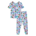 thumbnail image 1 of Ms Rachel Toddler Viscose Unisex 2-Piece Pajama Set, Sizes 12M-5T, 1 of 3