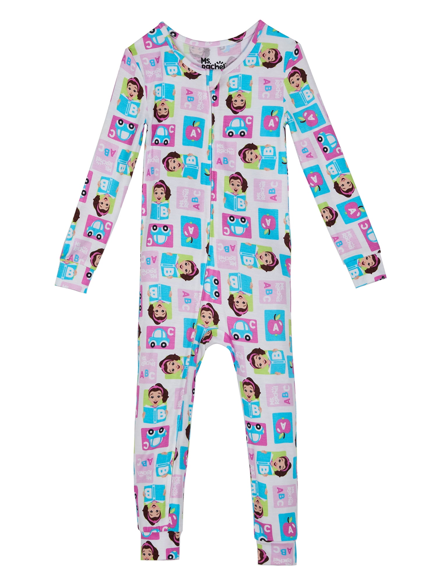 Ms. Rachel Baby and Toddlers' One-Piece Sleeper, Sizes 12M-5T