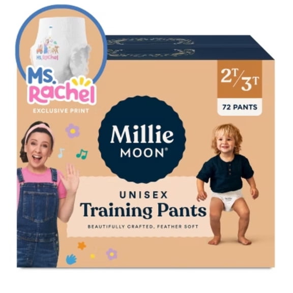 Ms Rachel Training Pants, 72 count, for kids 22 - 33 lbs