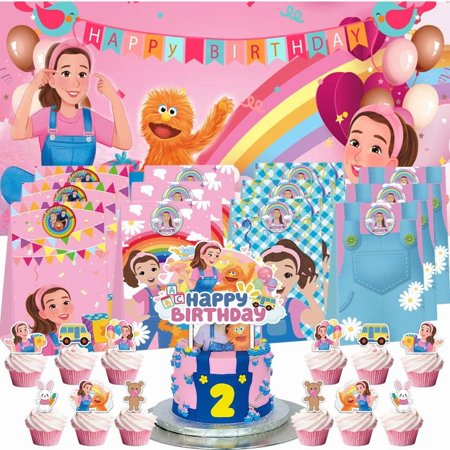Ms Rachel Treat Bags Candy Decorations Party Favor Supplies Birthday Cake Topper Backdrop Banner