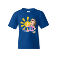 thumbnail image 1 of Ms.Rachel Walmart, Ms Rachel on a Shirt that's In Walmart, Ms.Rachel Fan Gift Short Sleeve Youth T-Shirt For Boy Girl Kids Toddler, Royal Color, Size L, 1 of 4