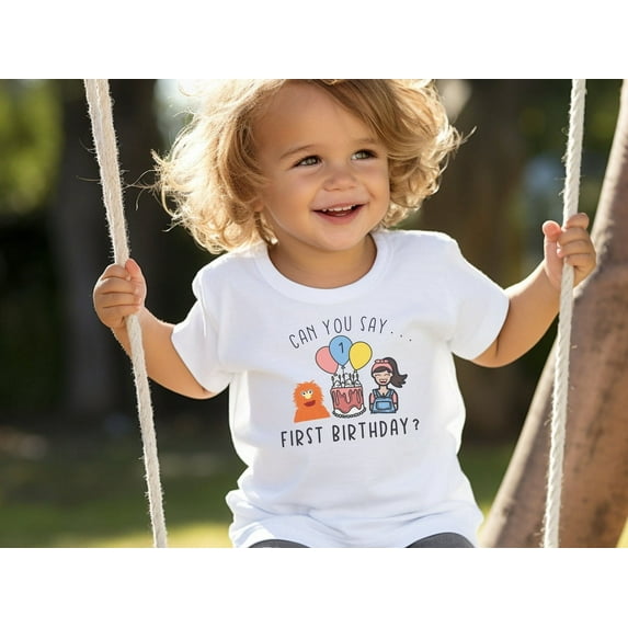 Ms Rachel and Herbie First Birthday Toddler T-Shirt