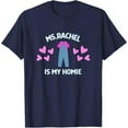 thumbnail image 1 of Ms Rachel is My Homie Ms.Rachel Preschool Mom Dad Kid T-Shirt For Men Women, Navy Color, Size XL, 1 of 4