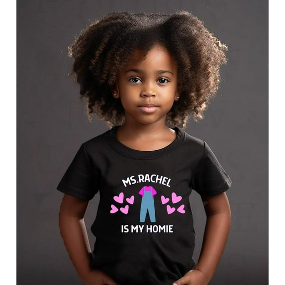 Ms Rachel is my Homie Youth Toddler T-Shirt,Royal Blue color,size YL