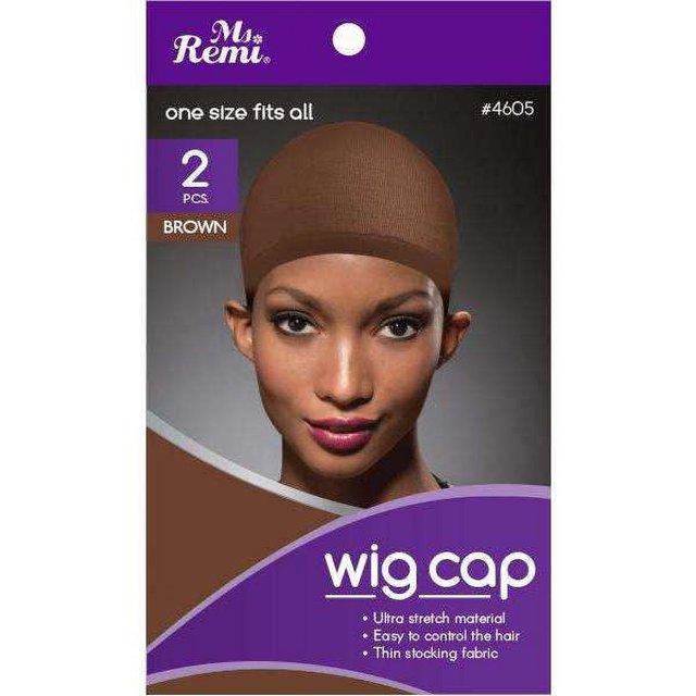 Ms Remi 4605 Wig Stocking Cap Brown 2pc