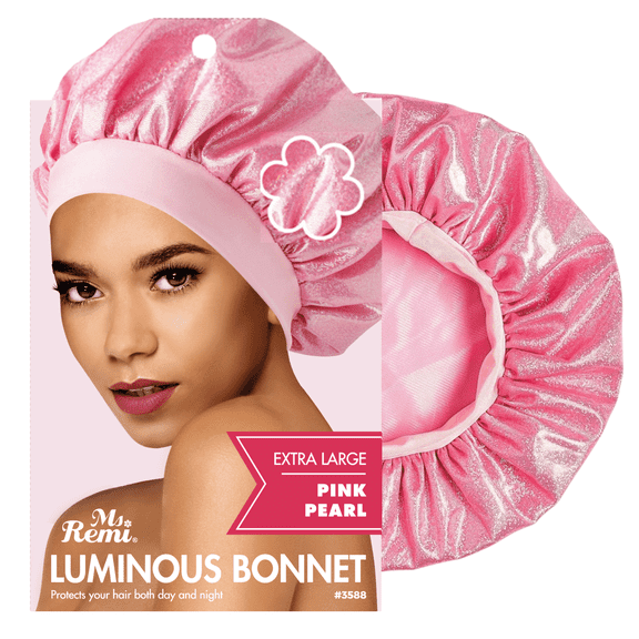 Ms. Remi Luminous XL Pink Bonnet Cap for Women