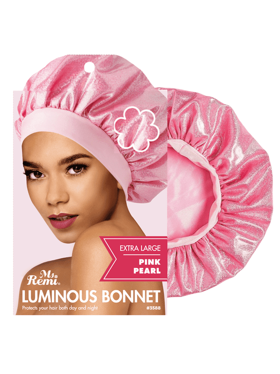 Luminous XL Pink Bonnet Cap for Women