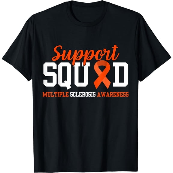 Ms Support Squad Supporting Multiple Sclerosis Awareness T-Shirt