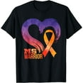 thumbnail image 1 of Ms Warrior Heart Multiple Sclerosis Awareness Month T-Shirt, 1 of 3
