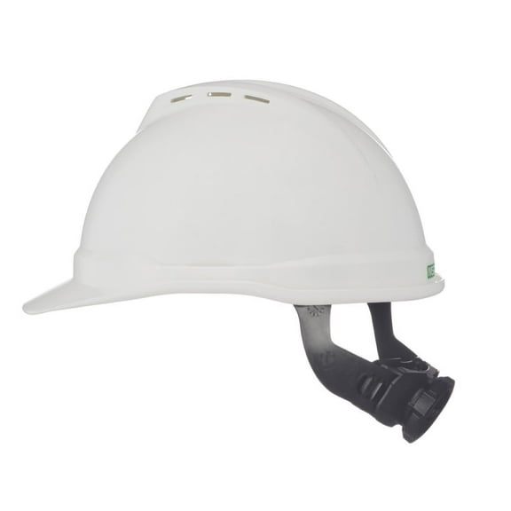V-Gard 500 Protective Caps and Hat, 6 Point Ratchet, White
