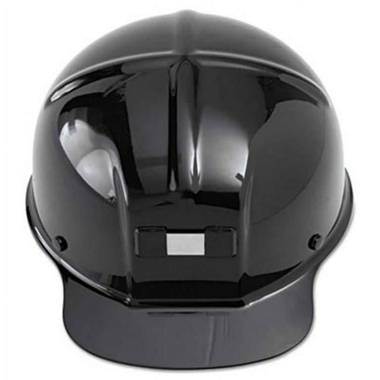 Msa 82769 Comfo-Cap Black Miner's Hat with Lamp Bracket and
