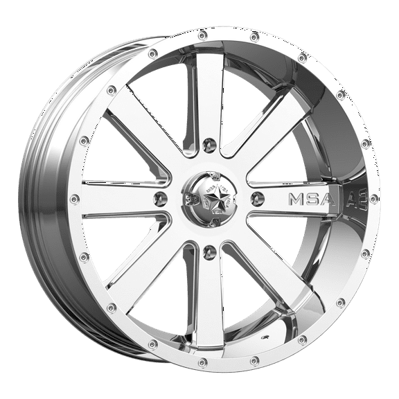 Msa Offroad Wheels M34 Flash 22X7 4X137 0Et 112Cb Chrome Wheel