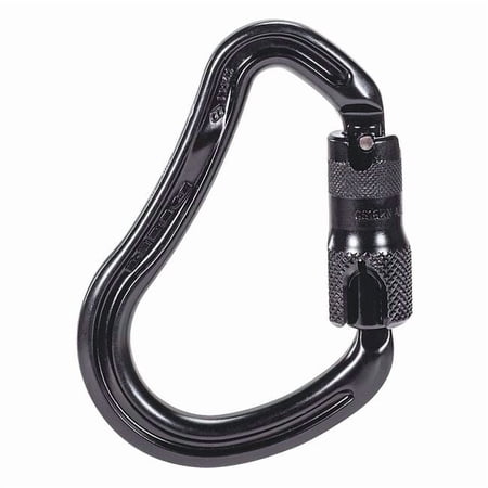 Msa Safety Carabiner,Pear,Aluminum, Silver SRCA883