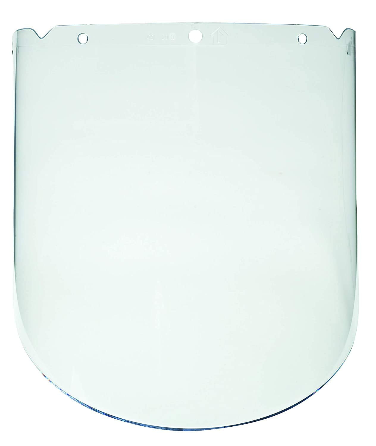 Faceshield Visor, Clear Visor, 9 1/4 in Height, Anti-Fog, Anti-Scratch Lens 10115851