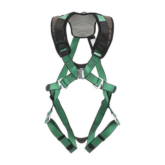 Msa Safety Fall Protection Harness,2XL 10206103