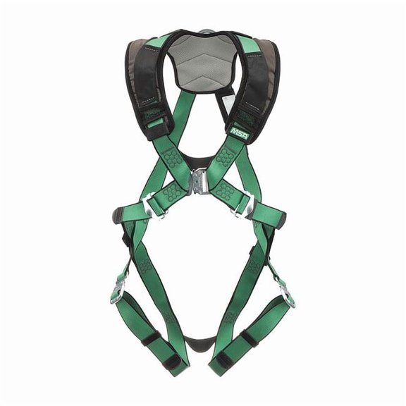 Msa Safety Fall Protection Harness,2XL 10206103