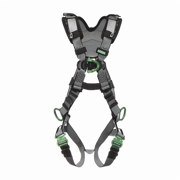 Msa Safety Full Body Harness,V-FIT,XL 10194865