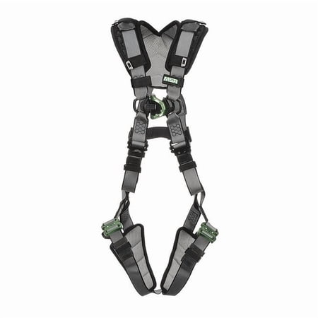 V-FIT Full Body Harness, XS, 400 lb., Quick-Connect Chest/ Quick-Connect Leg Straps, Back D-Ring