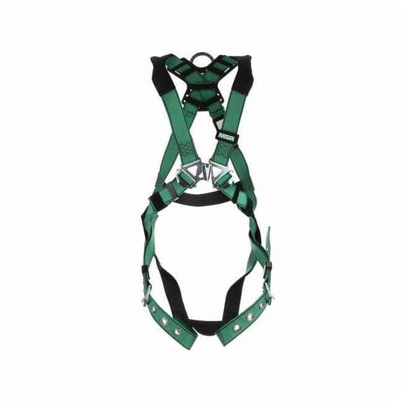 Msa Safety Full Body Harness,V-FORM,2XL 10197201