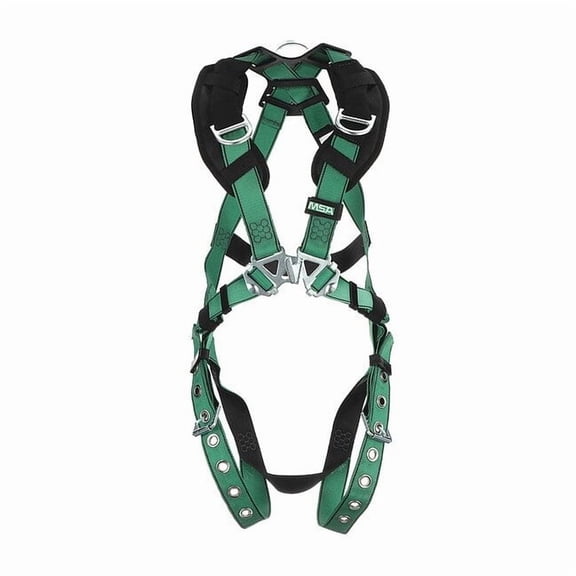 V-FORM Full Body Harness, 2XL, 400 lb., Quick-Connect Chest/ Tongue Leg Straps 10197221