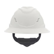 Msa Safety Full Brim Cooling Helmet,Ratchet,4 10215842