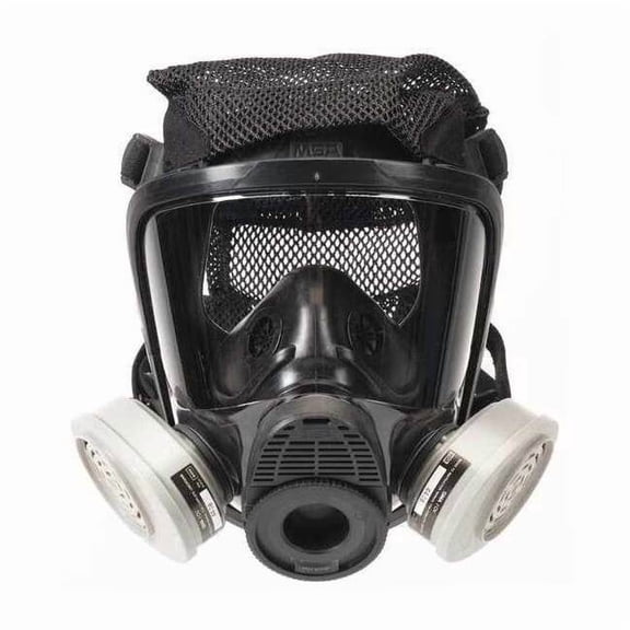 Msa Safety Full Face Respirator,L,Black 10083788