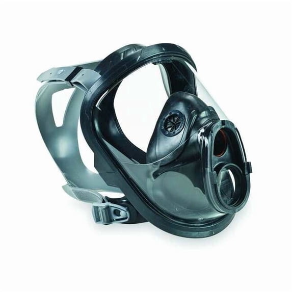 Msa Safety Full Face Respirator,M,Black 10083794