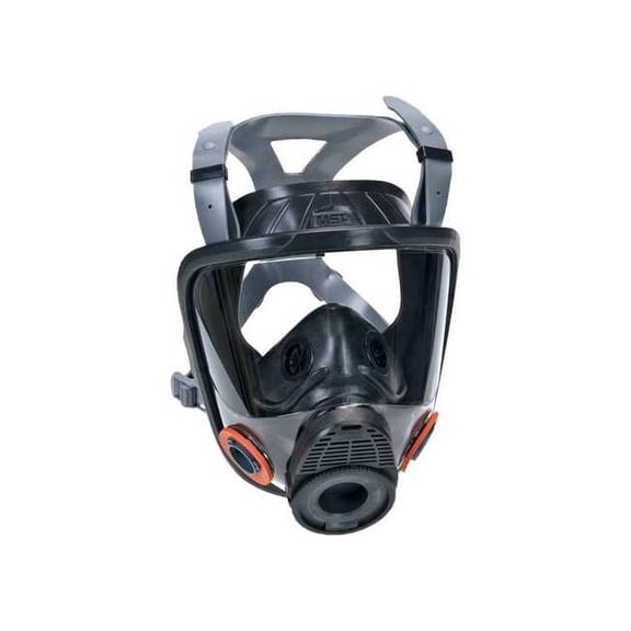 Msa Safety Full Face Respirator,S,Black 10083786