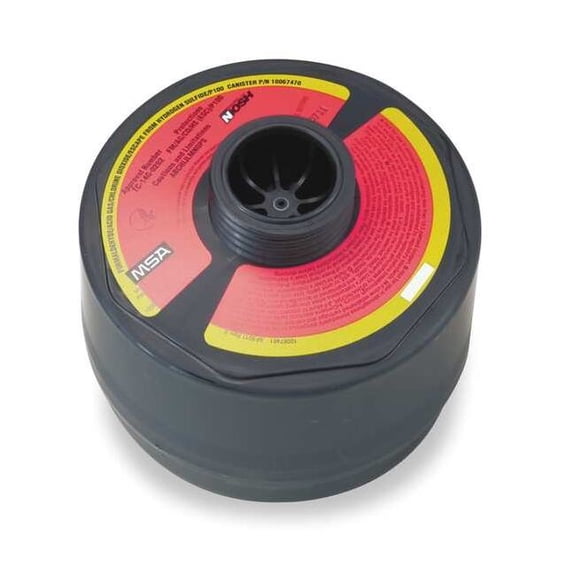 Msa Safety Canister, P100, Olive/Magenta 10067470