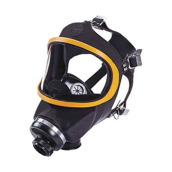 Msa Safety Gas Mask,L,Hycar Rubber 471230