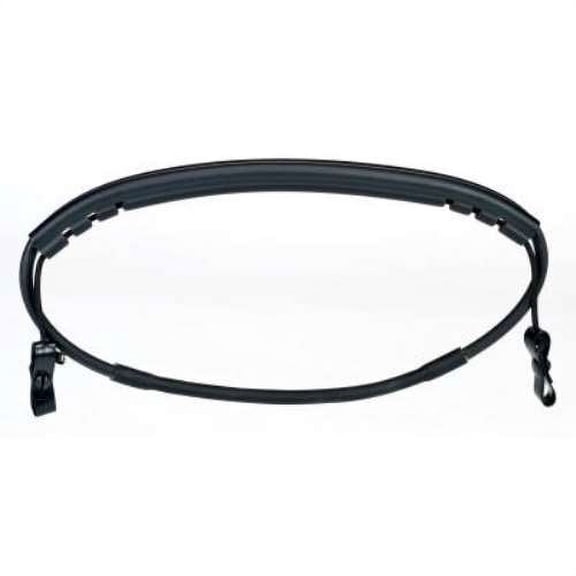 Msa Safety Goggle Retainer,Neoprene Rubber,Black 459458