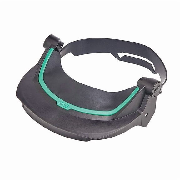 Msa Safety FaceShieldFrame,Blk,HDPE,Rubber,FullFrme 10187161