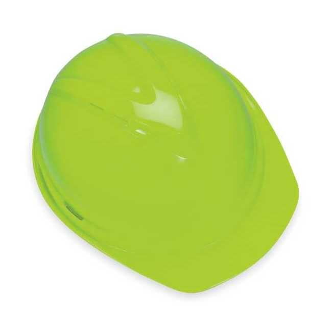Hard Hat, V-Gard(R) 500, Polyethylene, 4 Point Pinlock, Type 1, Class C, Green 10074819