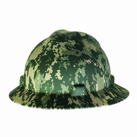 Hard Hat, V-Gard Freedom Series, Polyethylene, 4 Point Ratchet, Type 1, Class E, Green