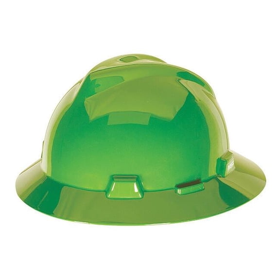 Msa Safety Hard Hat,Type 1, Class E,Hi-Vis Green 815570