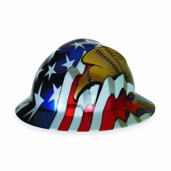 Hard Hat, V-Gard Freedom Series, Polyethylene, 4 Point Pinlock, Type 1, Class E, Red